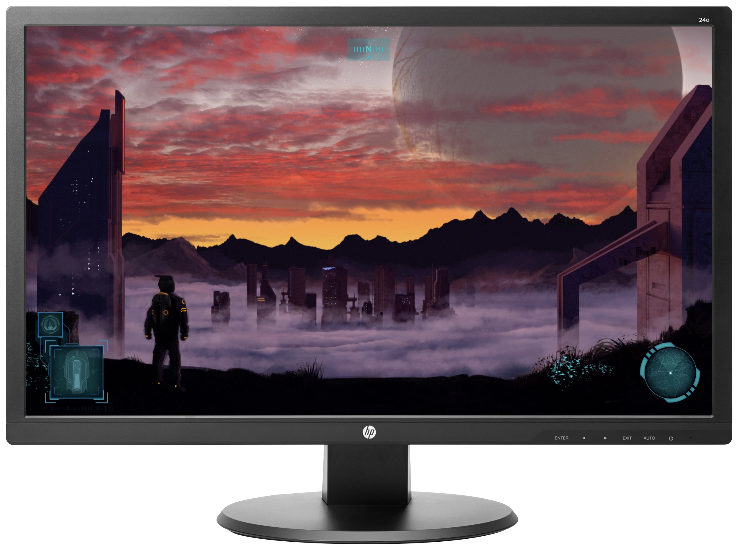 HP 24o 24 Inch FHD 1ms Gaming Monitor - Black