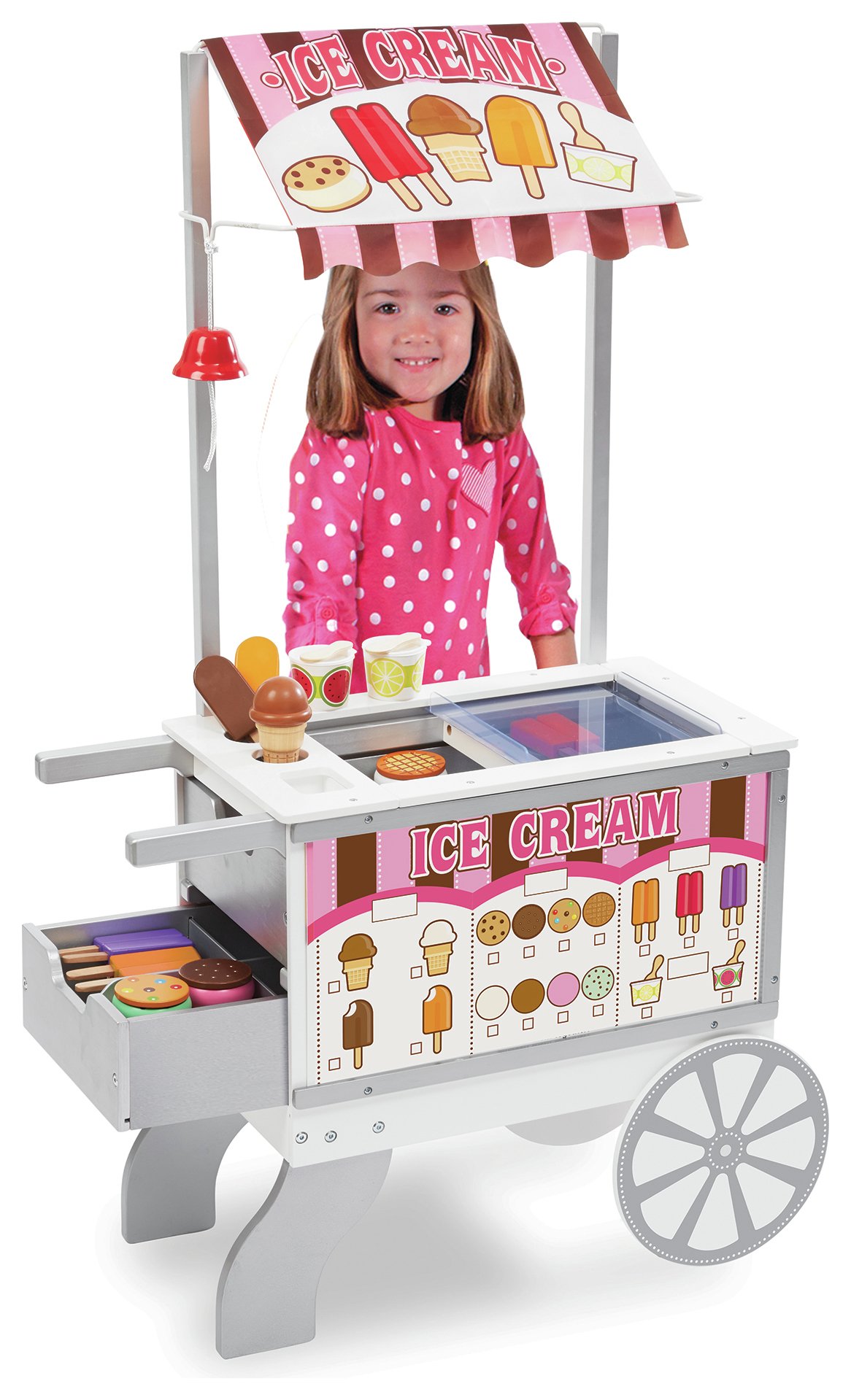 Melissa & doug Wooden Snacks & Sweets Food Cart