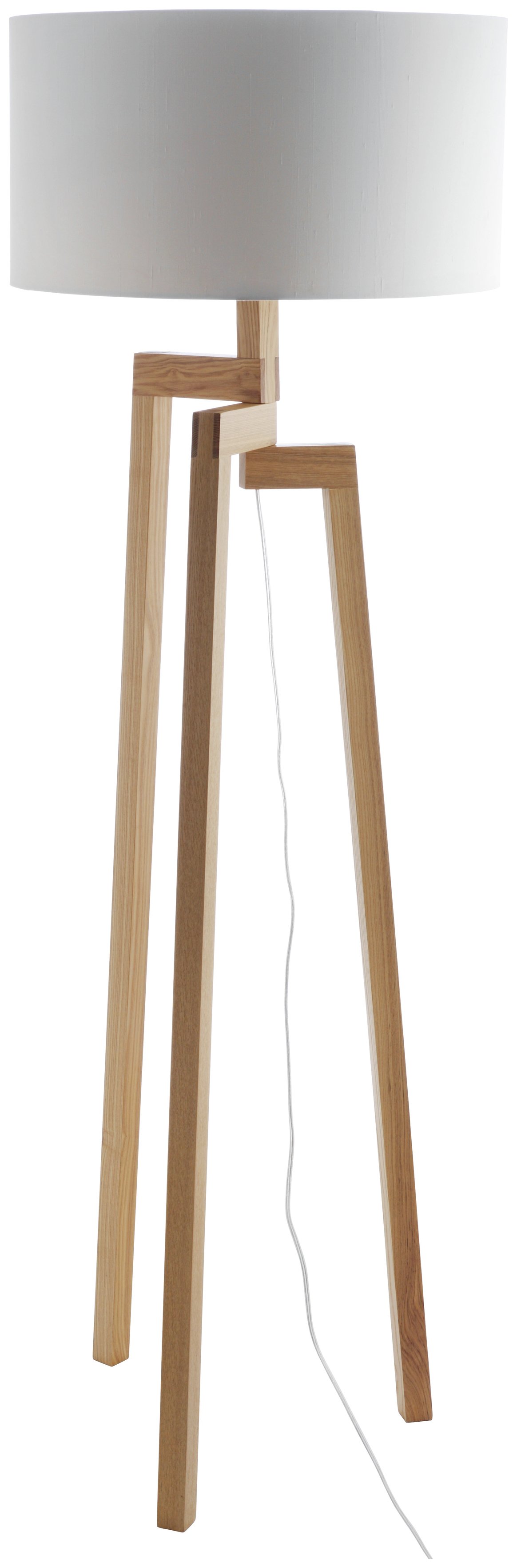 Habitat Dylan Wooden Floor Lamp - Ash