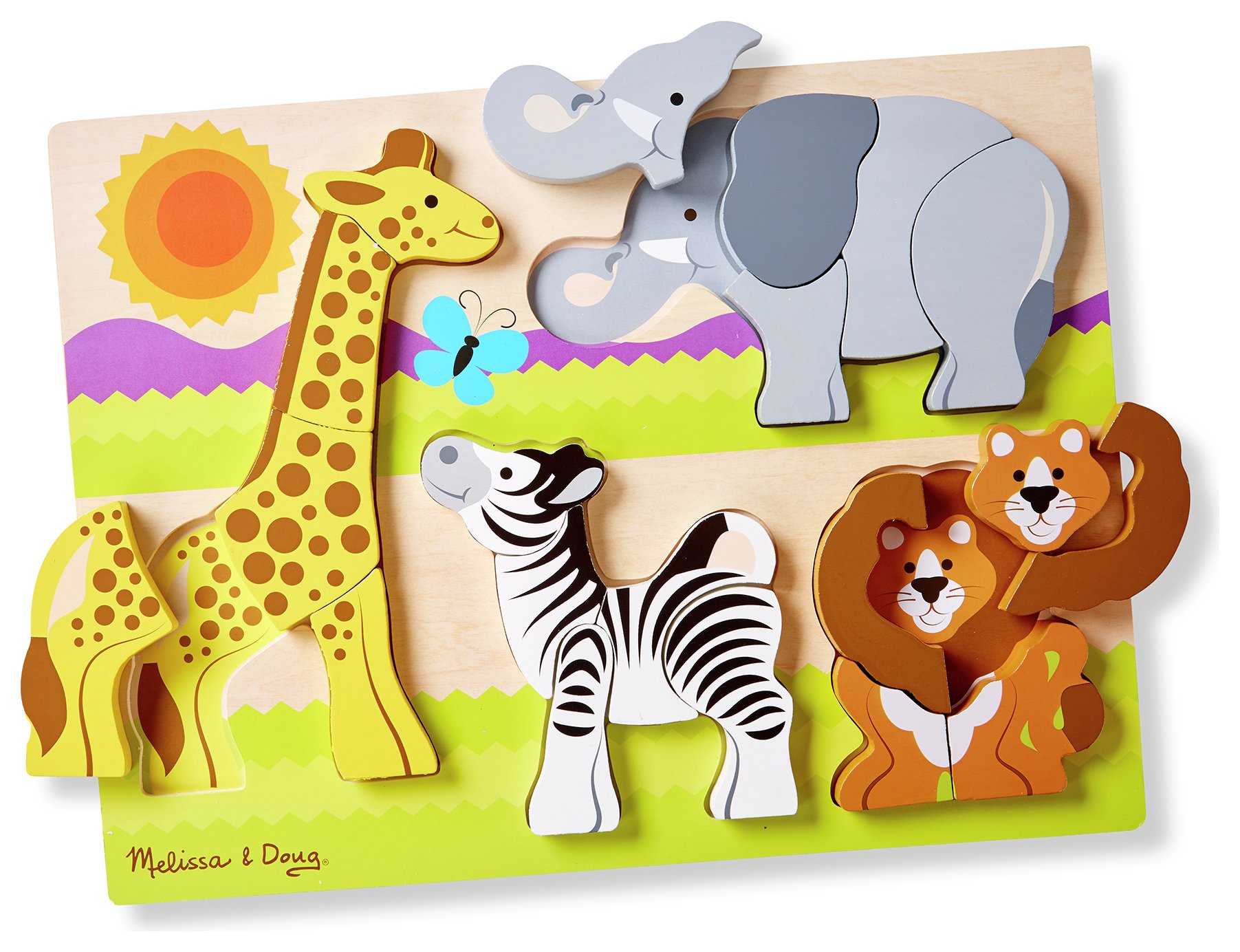 Melissa & doug Chunky Safari Jigsaw Puzzle review