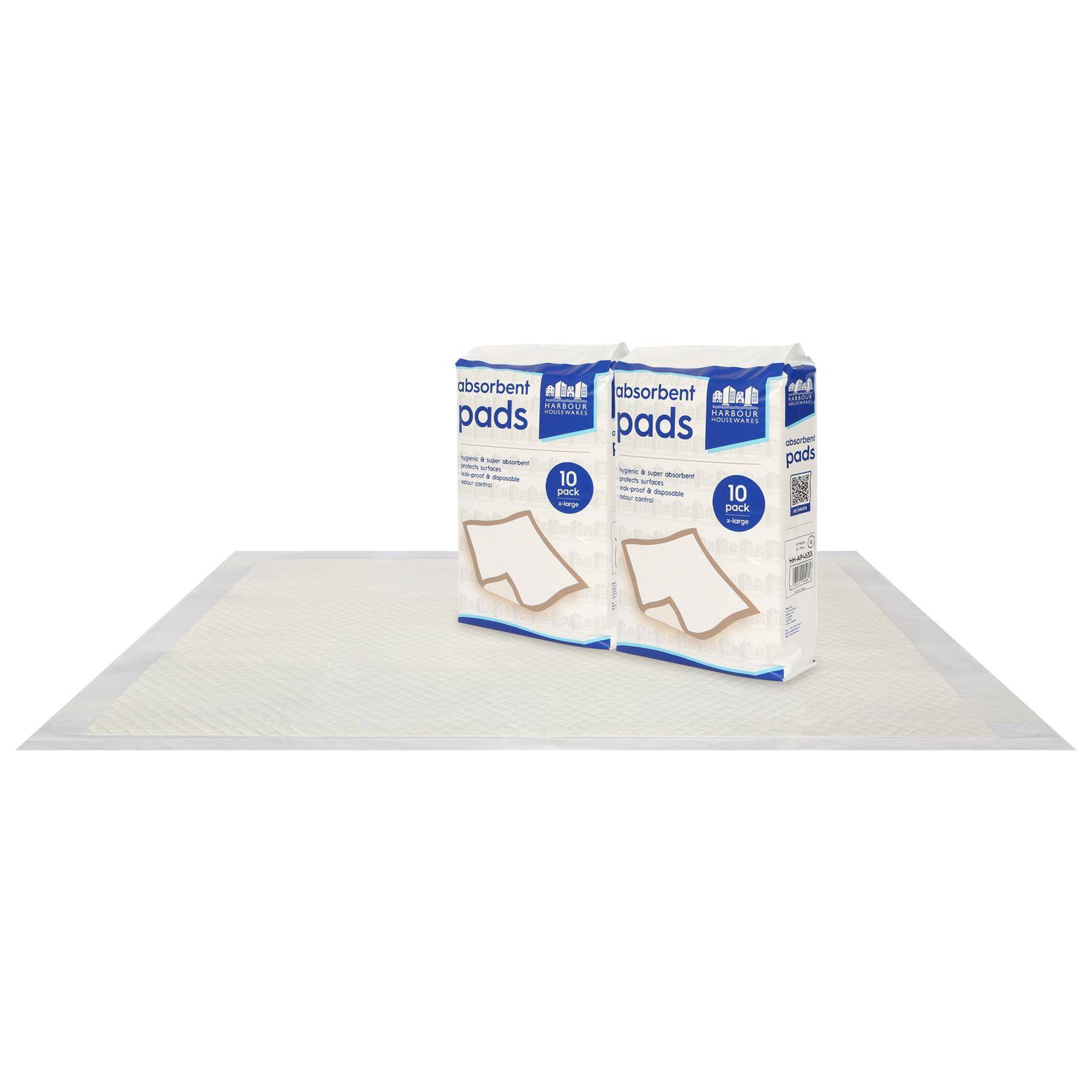 Harbour Housewares Disposable Incontinence Bed Pads - Pack of 20 - Image 1