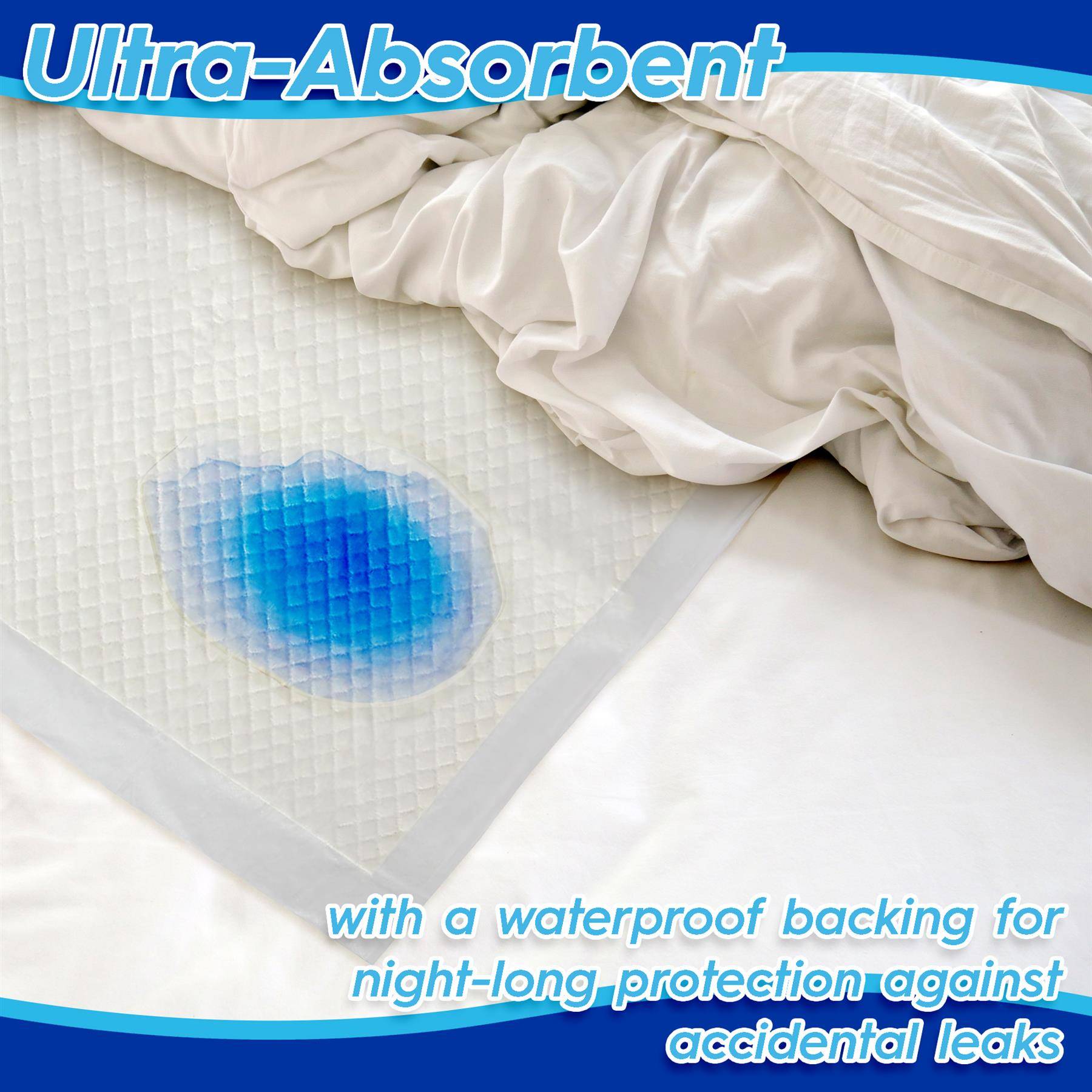 Harbour Housewares Disposable Incontinence Bed Pads - Pack of 20 - Image 4