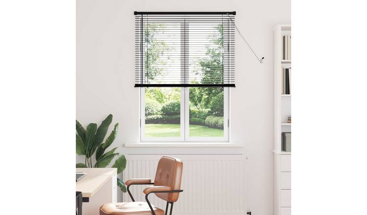 Walplus PVC Window Blind - Black - 150 x 90 cm