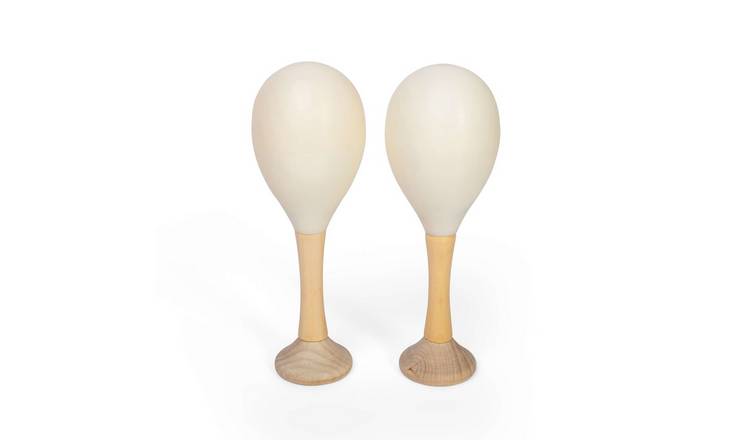 Bigjigs Toys Natural Maraca 2 Pack - Birth +