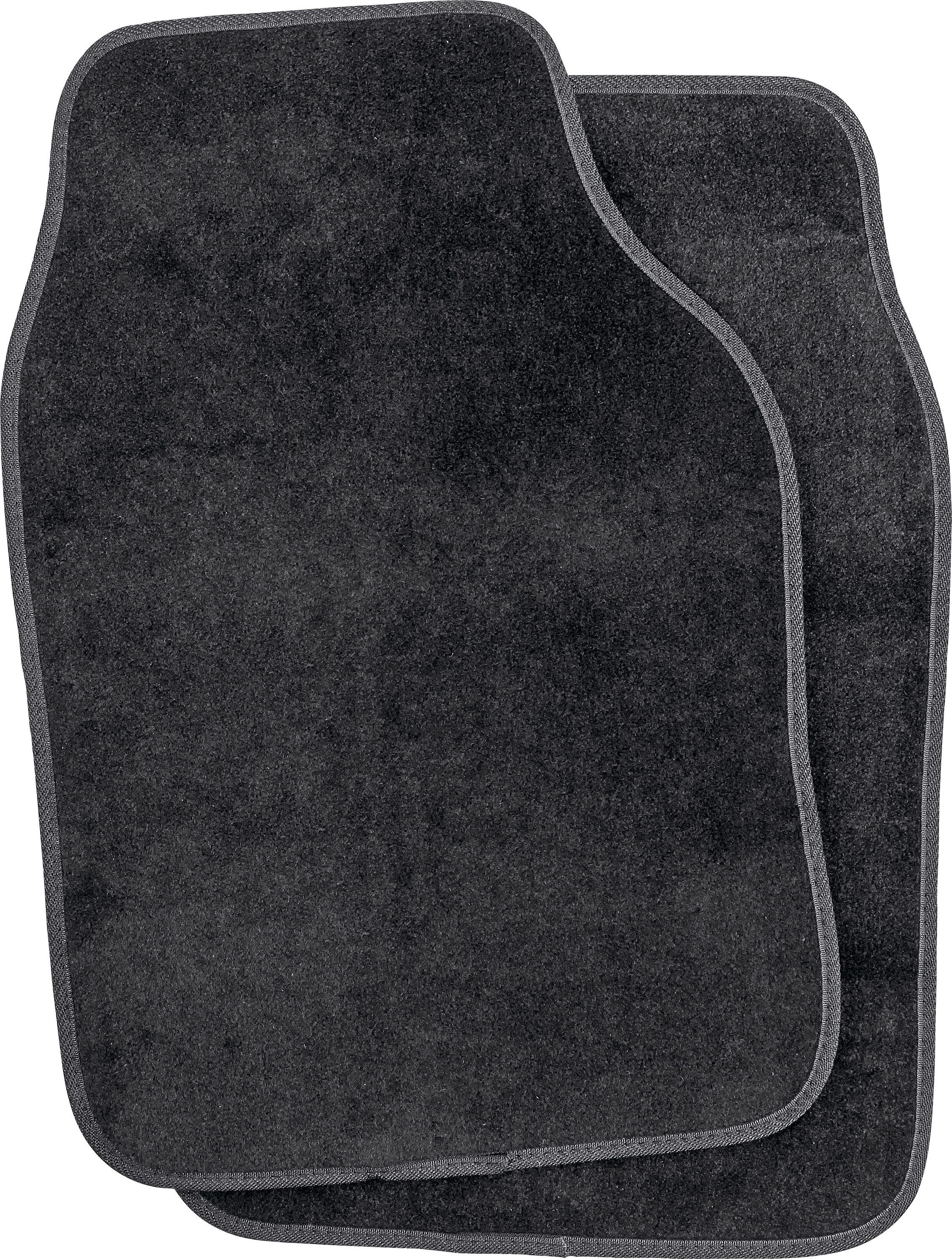 Streetwize Universal Pair of Front Carpet Car Mats - Black