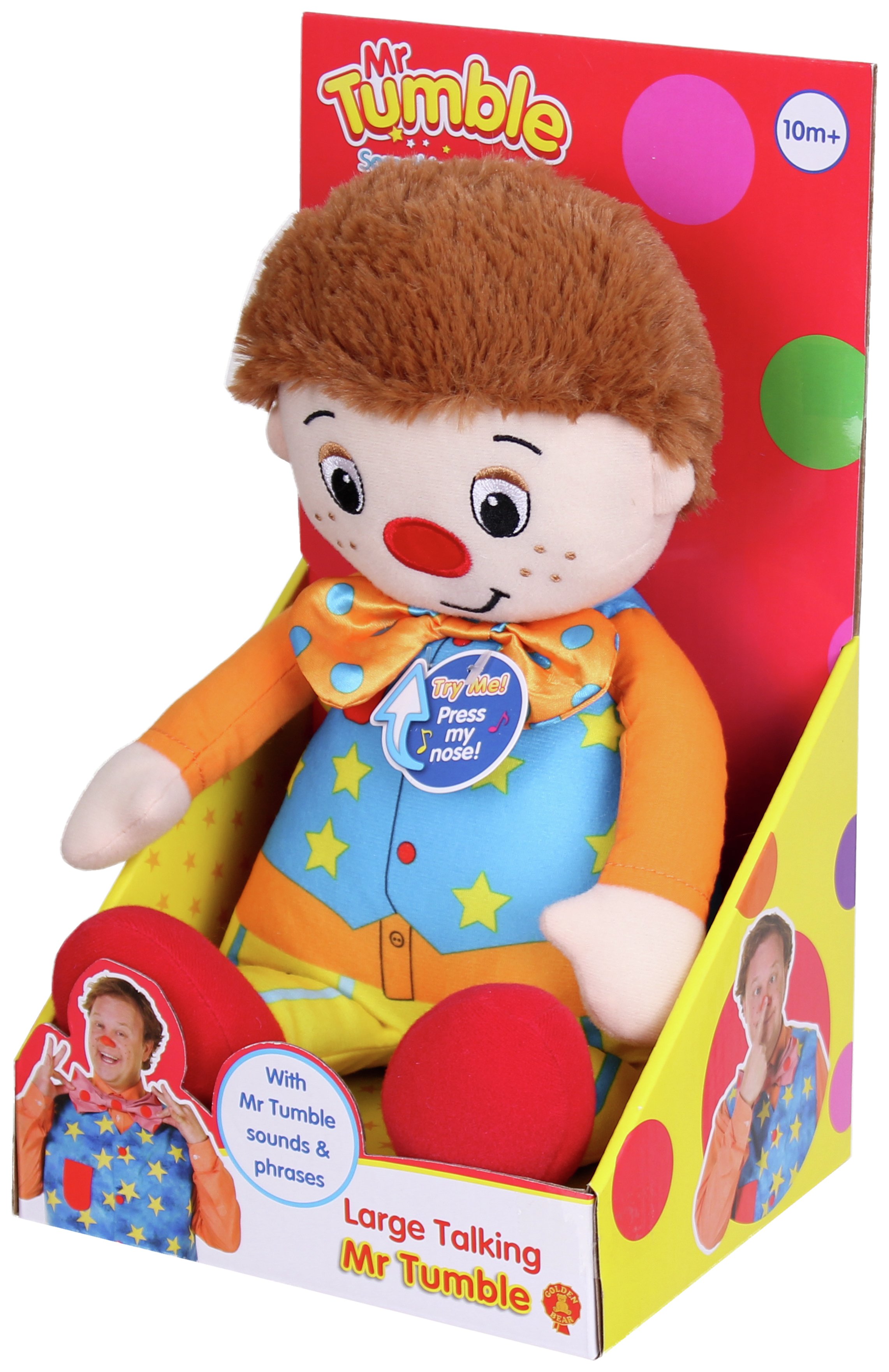 mr tumble talking plush