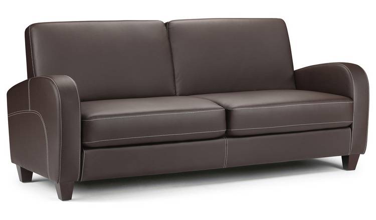 Julian Bowen Vivo Fabric 3 Seater Sofa - Brown