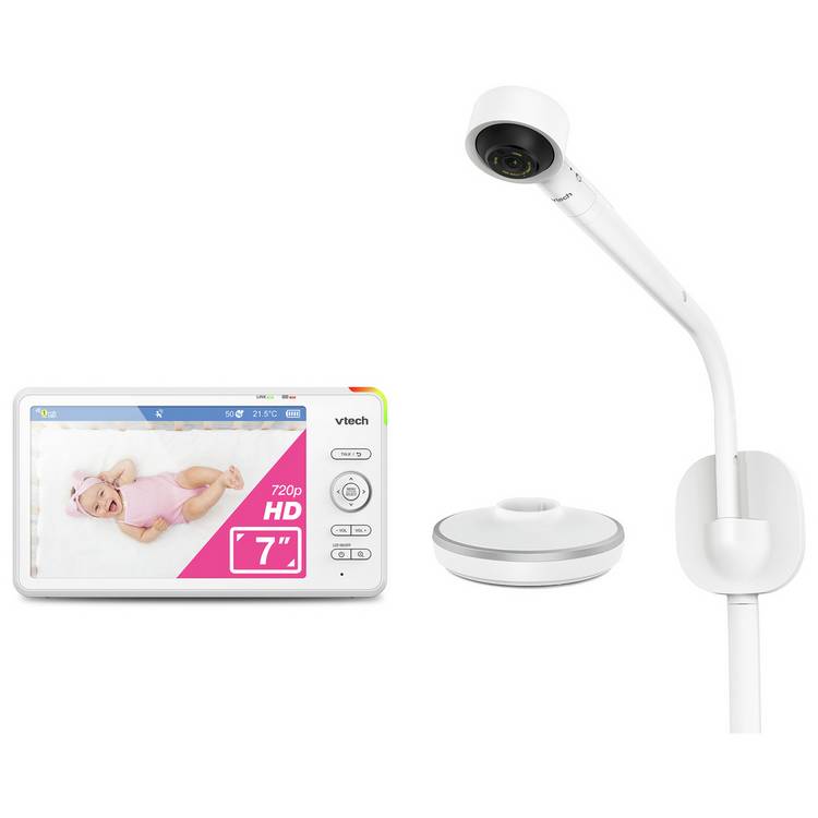 VTech RM7787HD 7 Inch Over-The-Cot Smart Baby Monitor 0