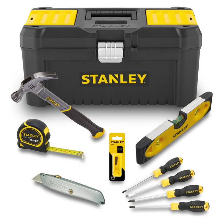 Stanley 7 Pieces Essential Toolbox 0