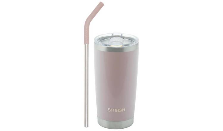 Smash Pink Stainless Steel Smoothie Cup - 540 ml