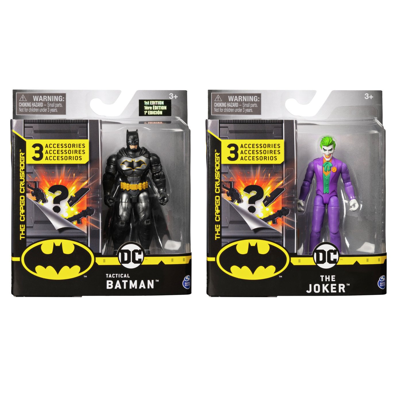 batman and joker figures