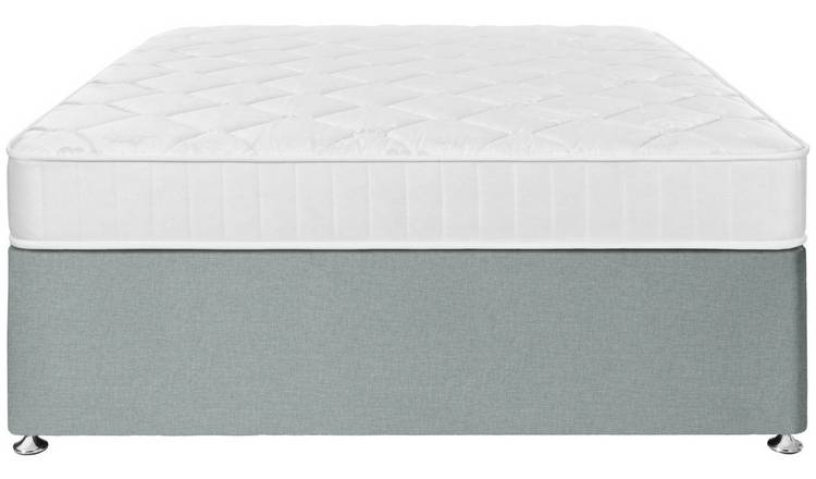 Argos Home Elmdon Small Double 4 Drawer Divan Bed - Grey