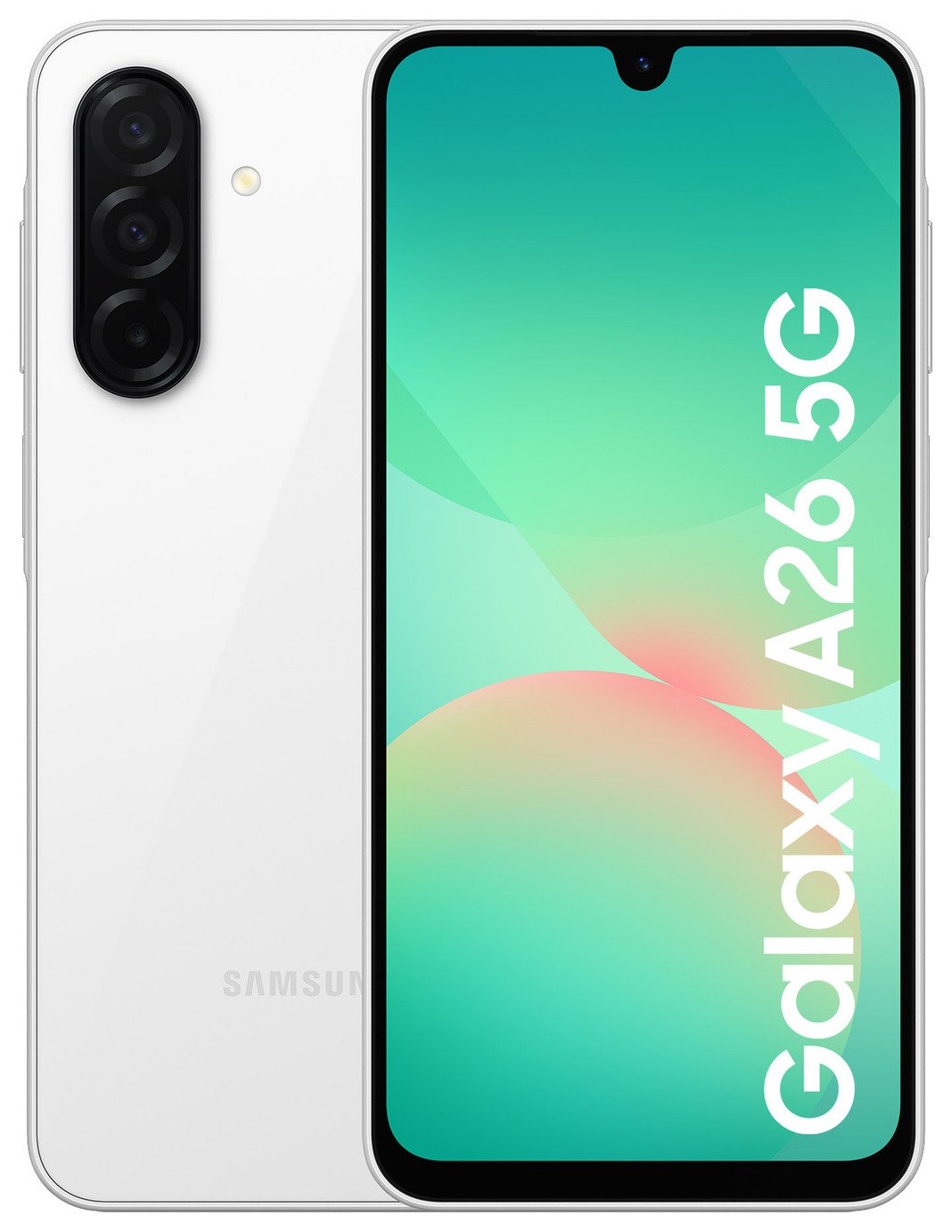 SIM Free Samsung Galaxy A26 5G 256GB AI Mobile Phone - White