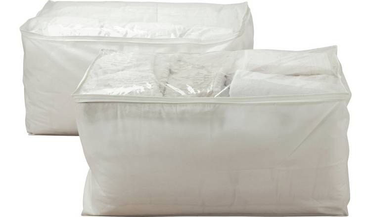 Buy Argos Home Jumbo Cream Storage Bags Set Of 2 Storage