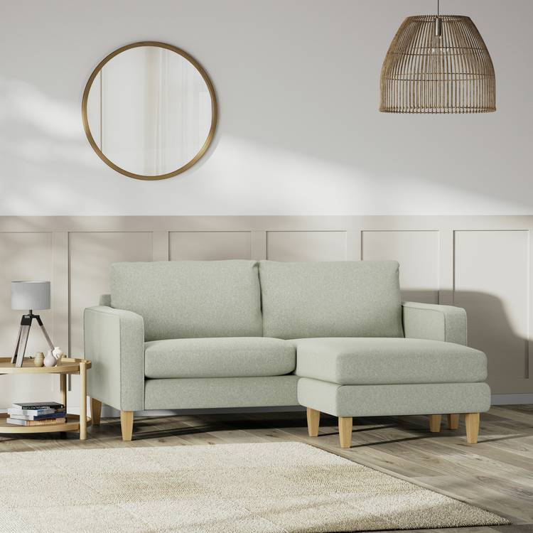 Habitat Flint Fabric Reversible 3 Seater Corner Sofa 0