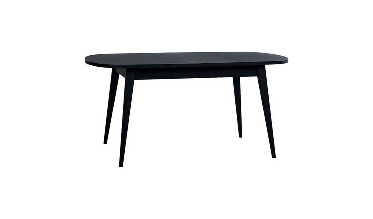 Habitat Etta Extending 6 - 8 Seater Dining Table - Black