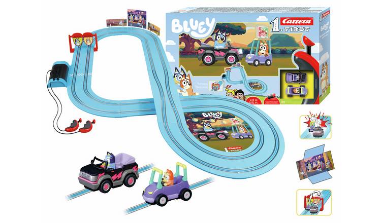 Carrera FIRST Bluey & Bingo - Let's Go Slot Racing Set 