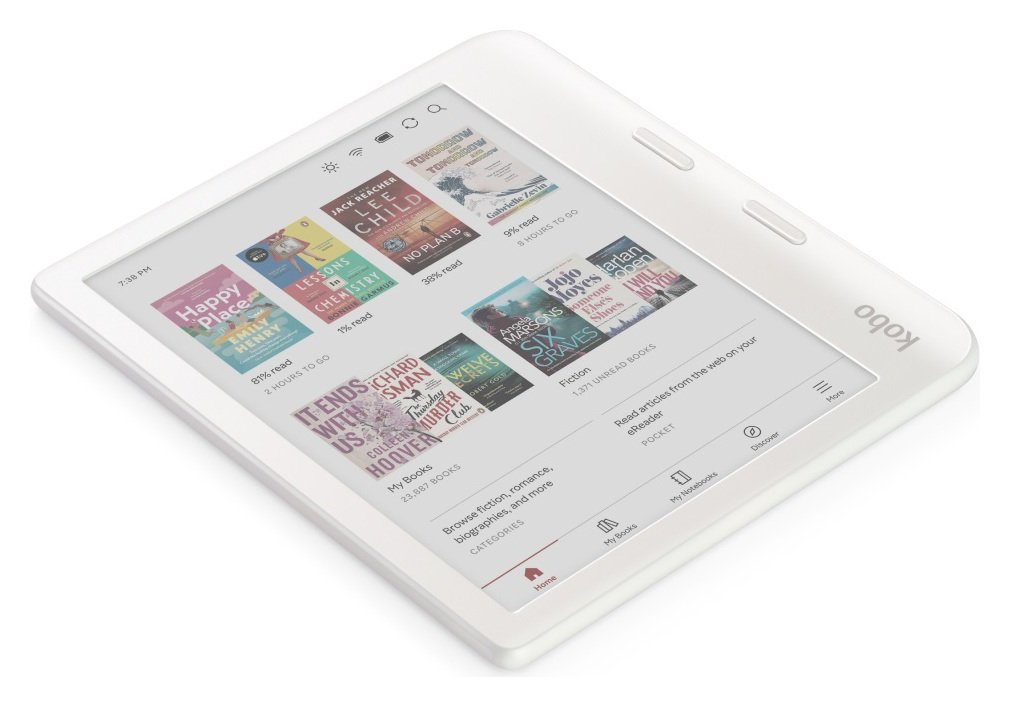 Buy Kobo Libra Colour Wi-Fi 32GB E-Reader - White | Kindle and e