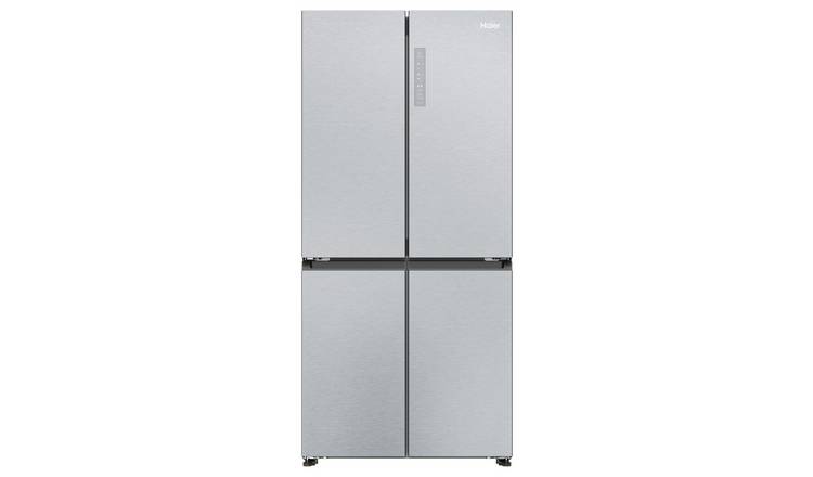 Haier HCR3818ENMG American Fridge Freezer - Silver