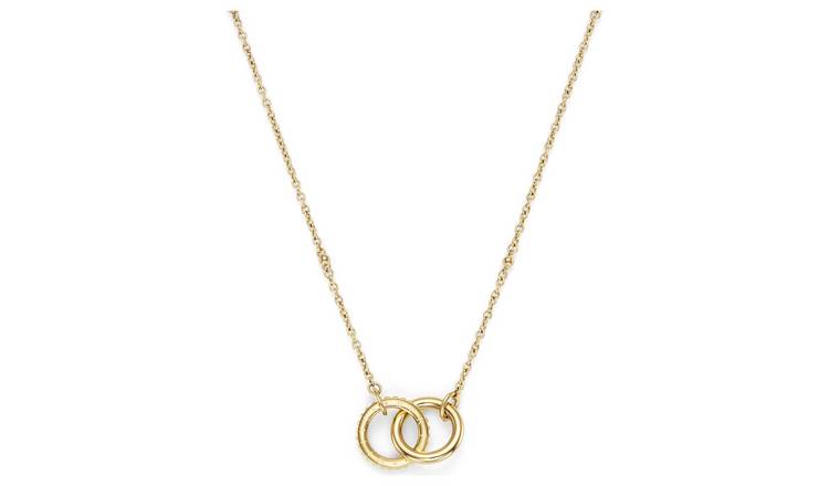 Olivia Burton Stainless Steel Gold Plated Interlock Necklace