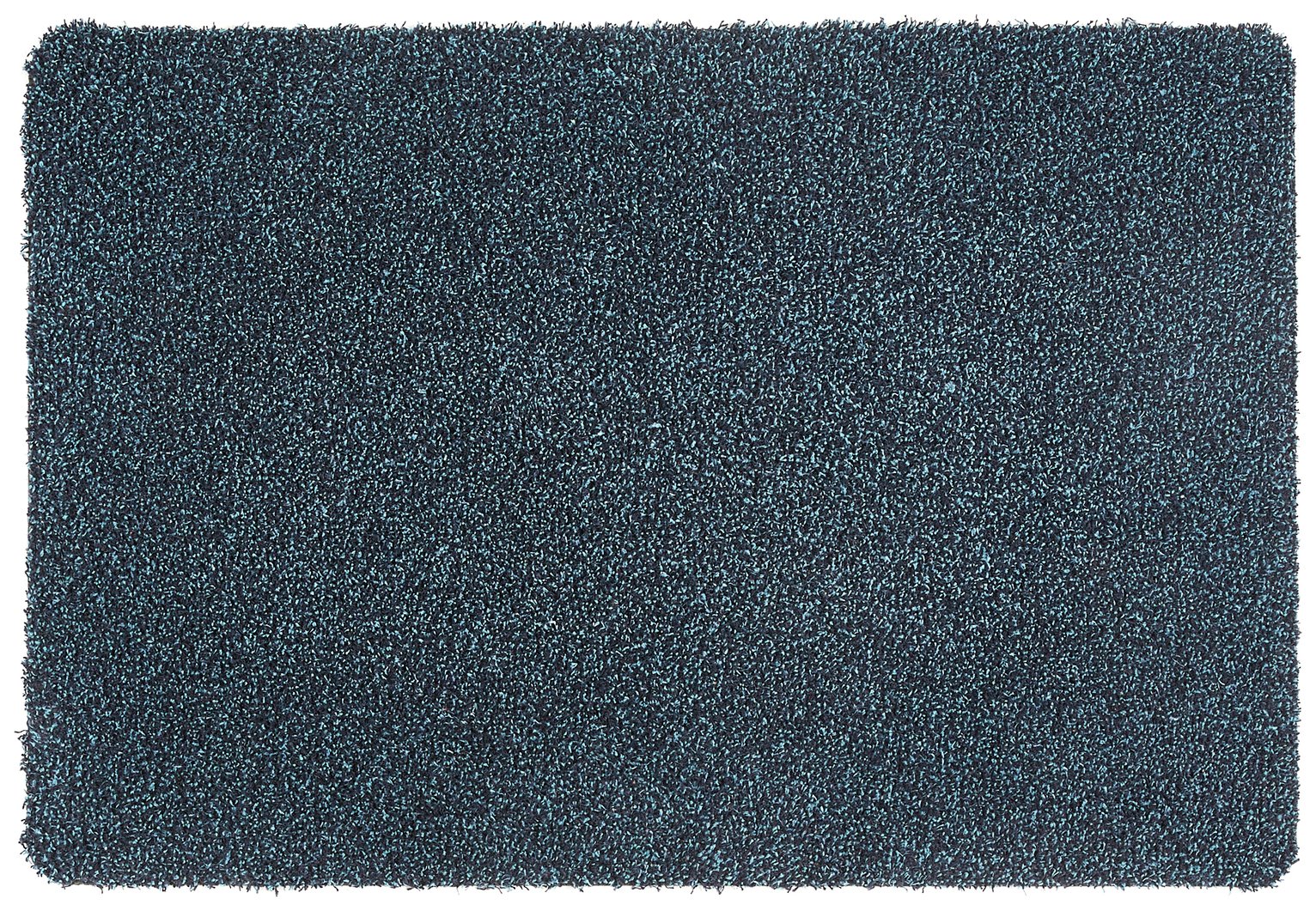 My Mats Washable Indigo Cotton Short Pile Doormat - 75x50cm