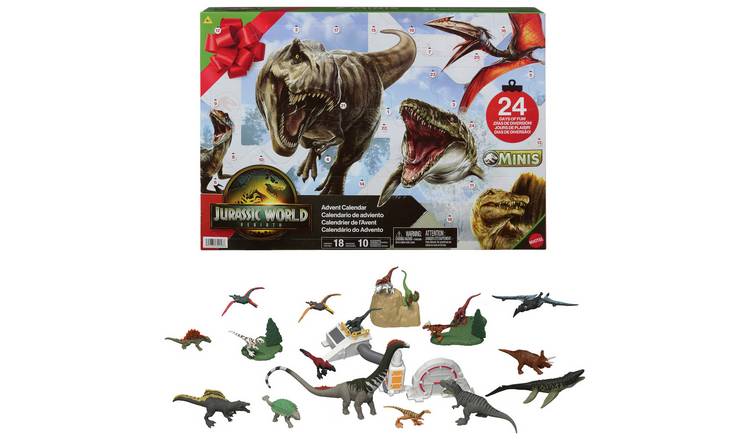 Jurassic World Rebirth Advent Calendar 24 Days of Dinosaurs