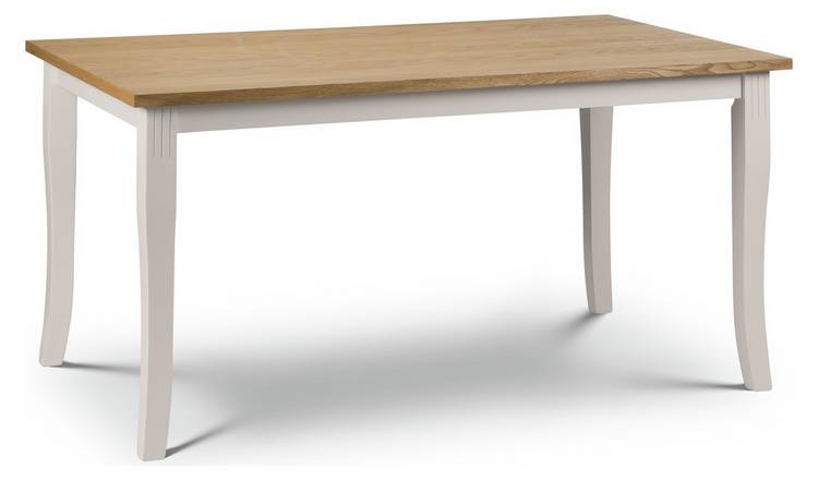 Julian Bowen Davenport 4 Seater Dining Table - Grey & Oak 