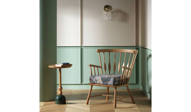 Habitat x Morris & Co. Canterbury Acanthus Armchair - Oak
