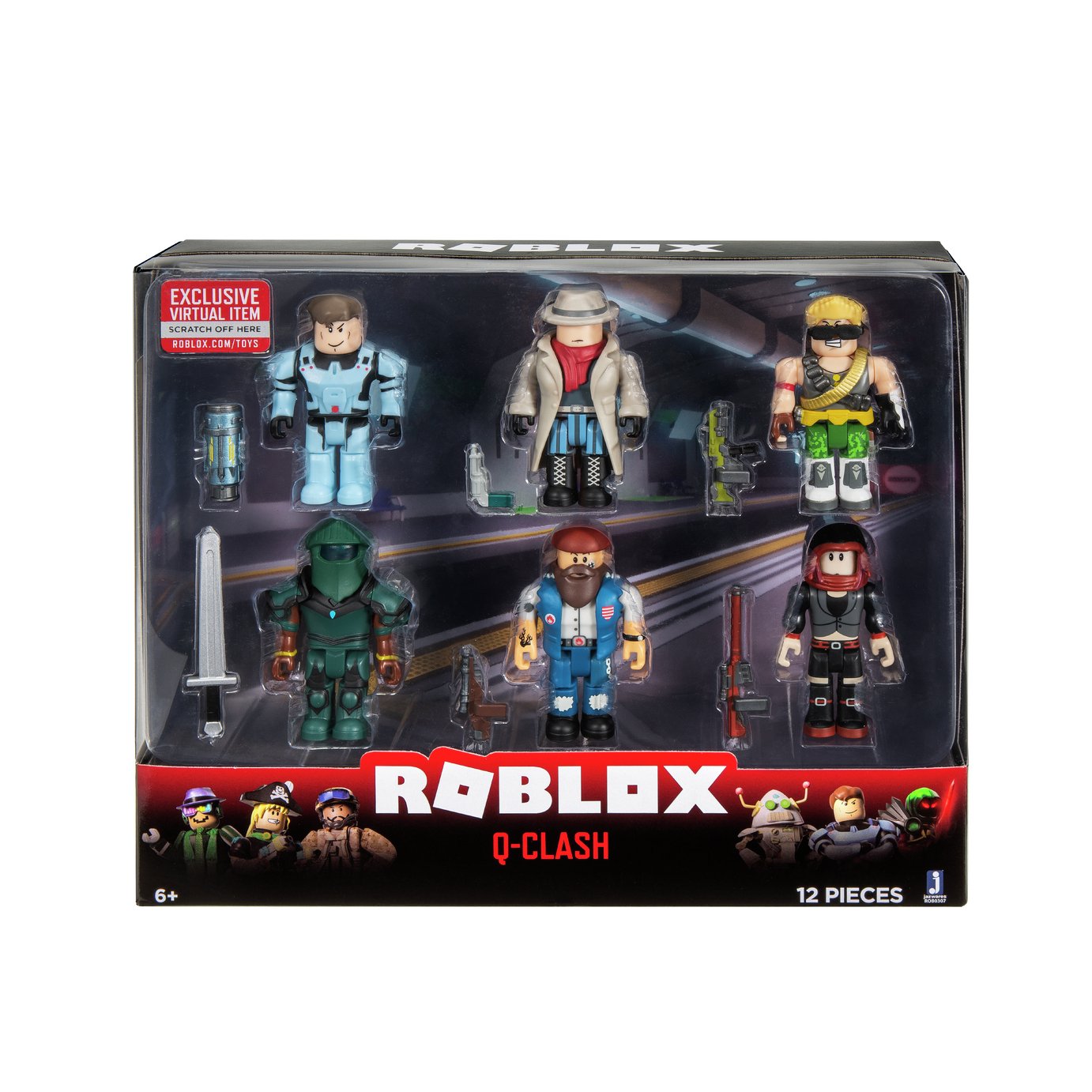 Roblox 6 Pack Q Clash Figures Review