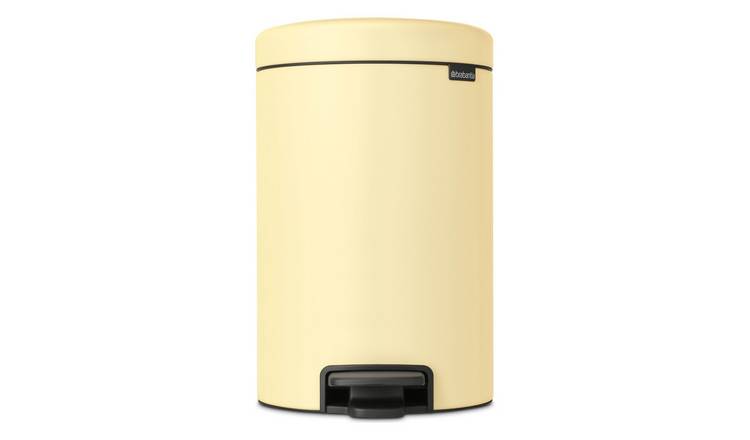 Brabantia 12 Litre New Icon Pedal Bin - Mellow Yellow