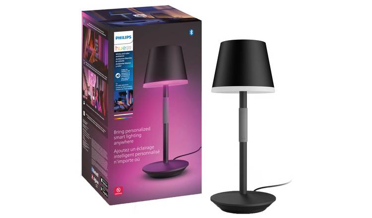 Philips Hue Go Portable Smart Table Lamp - Black