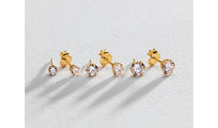 Argos on sale diamond studs