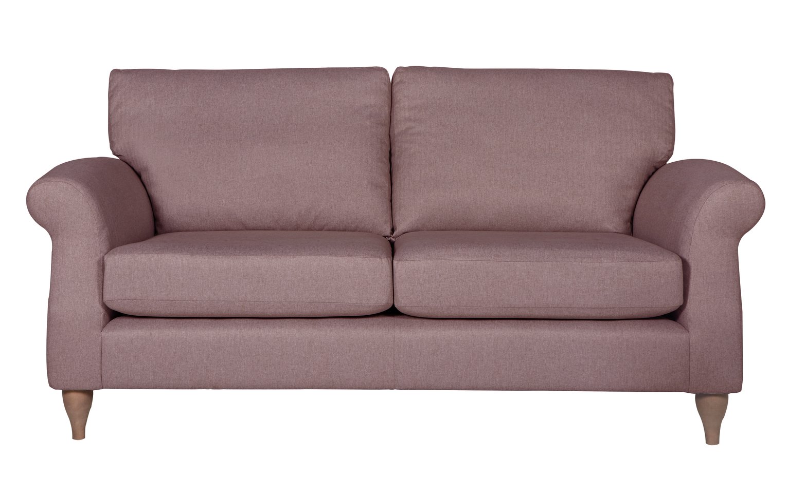 Argos Home Bude 3 Seater Fabric Sofa - Pink