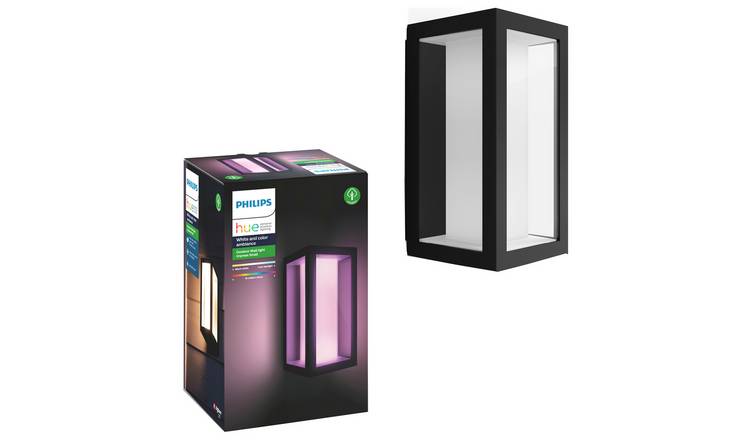 Philips Hue Impress Small Outdoor Wall Light - Black