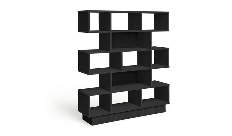 Argos Home Cube Wide Shelving Unit - Black