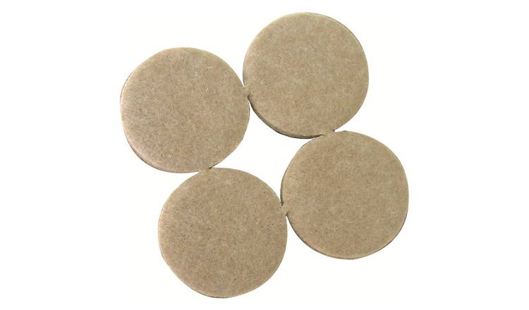 Argos Home Felt Gard 38mm Round Pads - 8 Pack 
