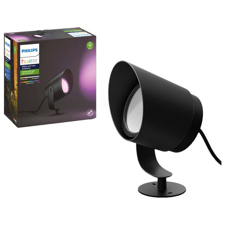Philips Hue Lily XL Outdoor Spotlight - Black 0