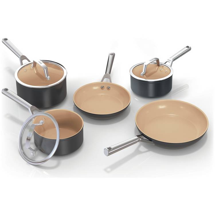 Ninja Extended Life 5 Piece Ceramic Pan Set 0