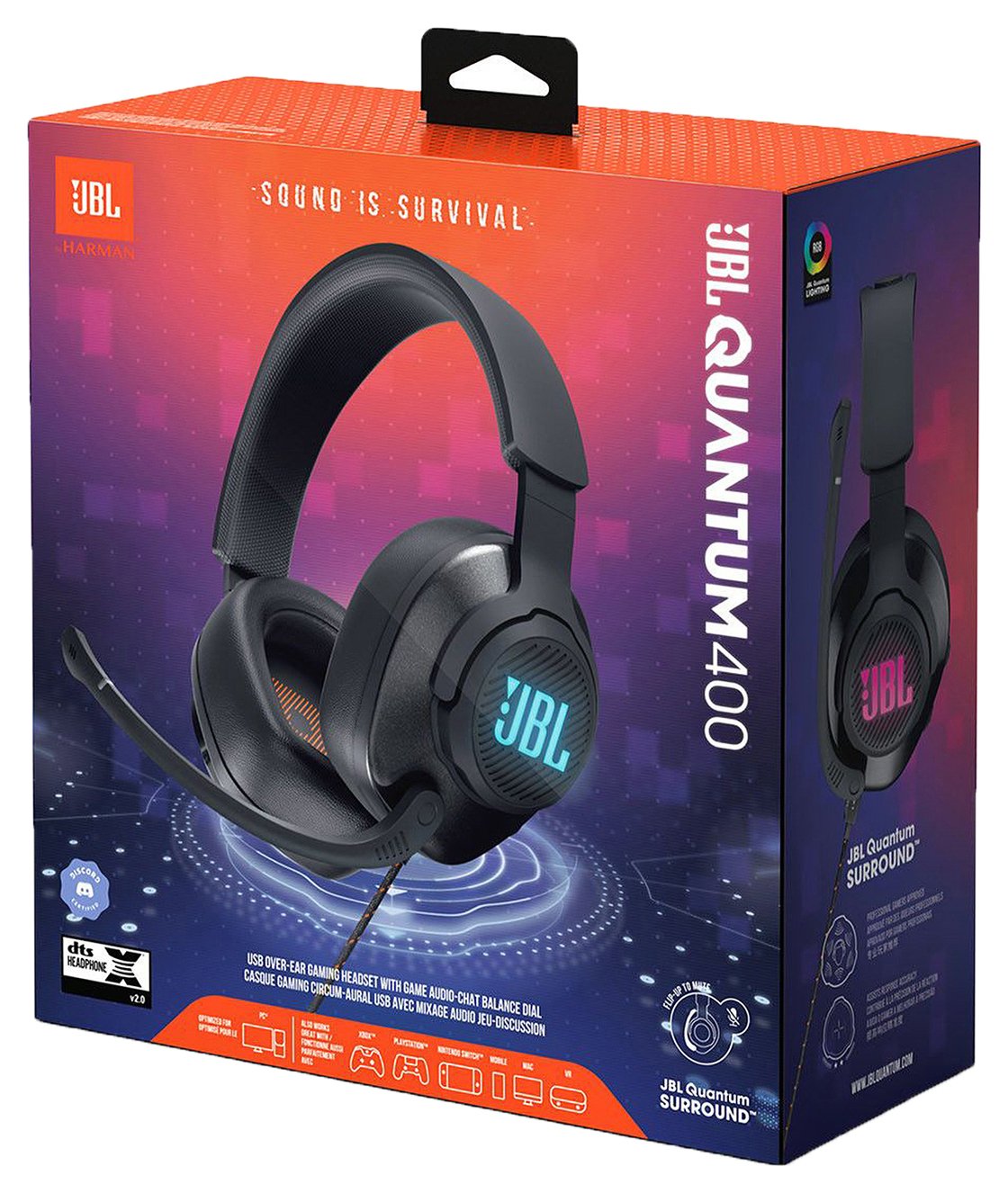 JBL Quantum 400 PS4, Xbox One PC, Switch Headset Review