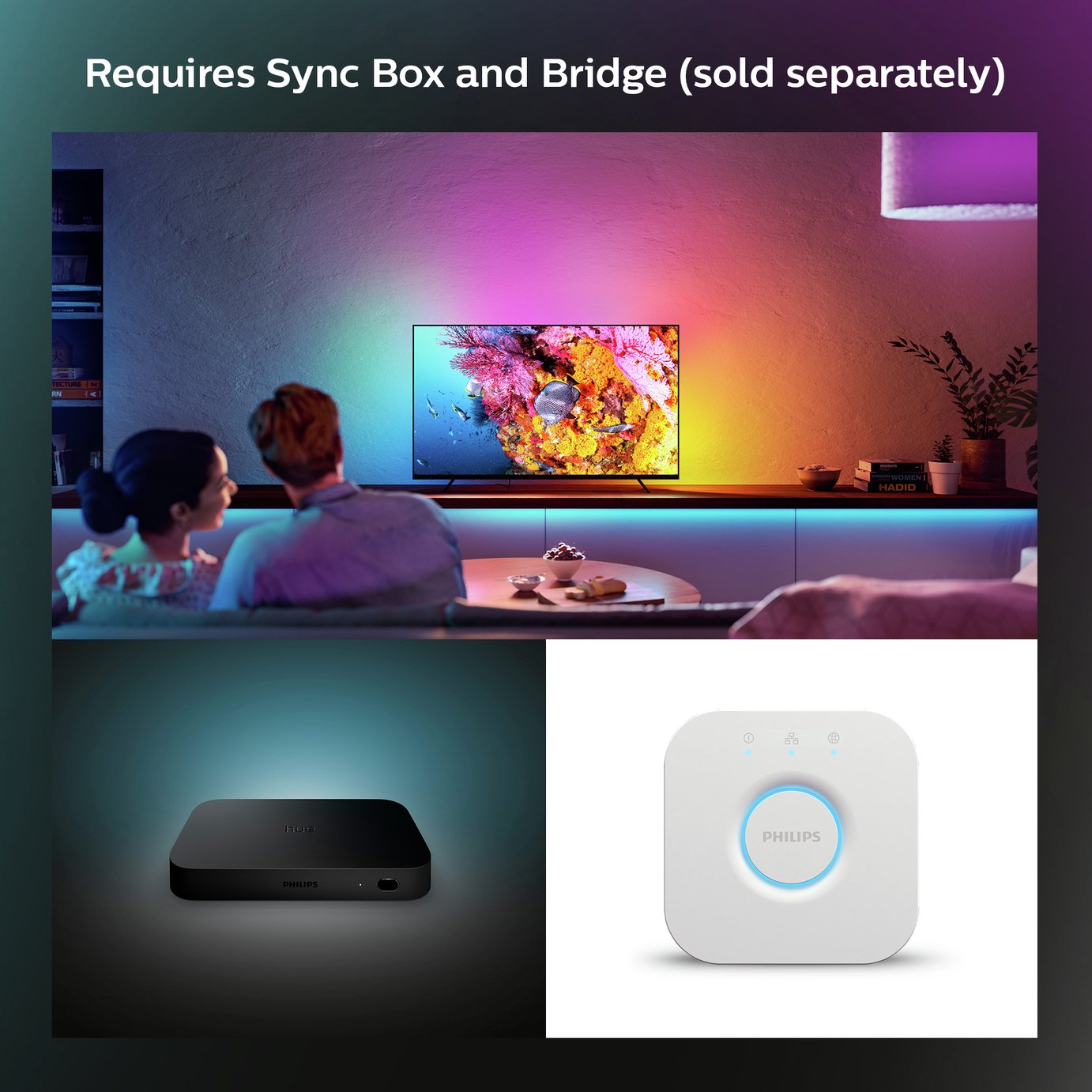 Buy Philips Hue Play Gradient 55 Inch TV Smart LED Lightstrip
