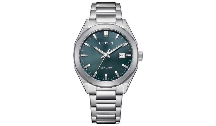 Citizen Men's Stainless Steel Green Dial Bracelet Watch