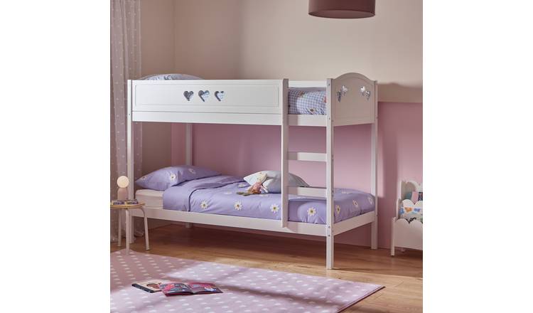 Argos Home Mia Single Bunk Bed - White