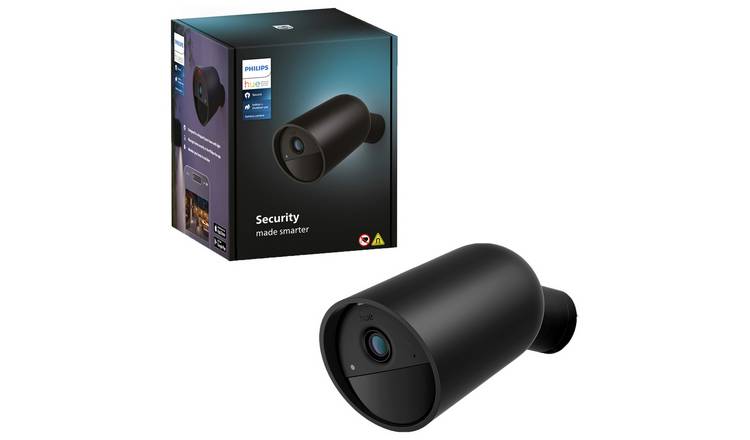 Philips Hue Secure 1080p HD Wireless Security Camera - Black