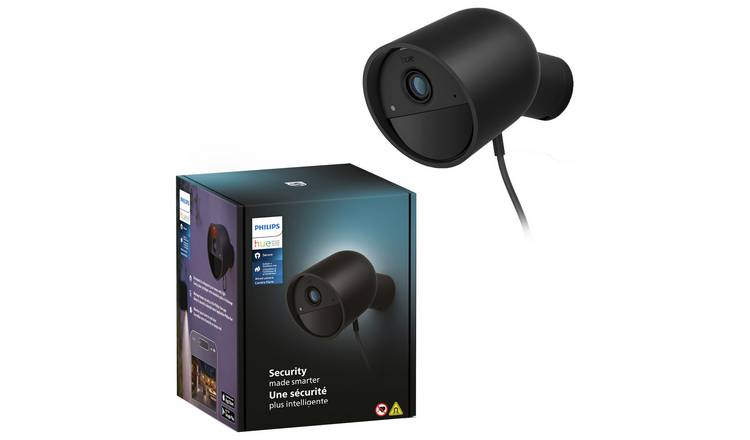 Philips Hue Secure 1080p HD Wired Security Camera - Black