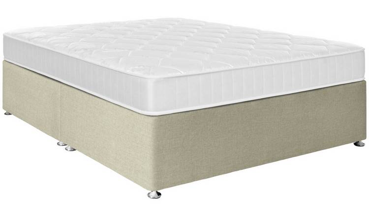 Argos Home Elmdon Comfort Small Double Divan Bed - Natural