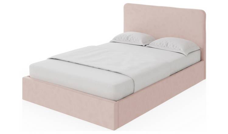 GFW Chiswick Small Double Side Lift Ottoman Bed - Pink