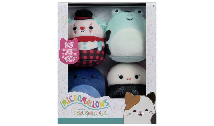 Squishmallow Micromallows 2.5 inch Plush-Pack of 4