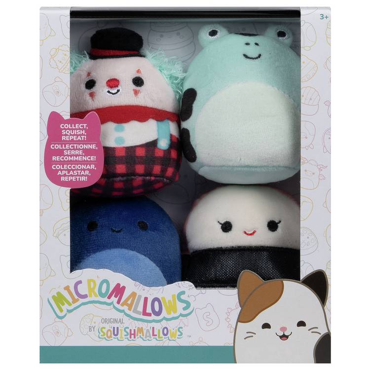 Squishmallow Micromallows 2.5 inch Plush-Pack of 4 0
