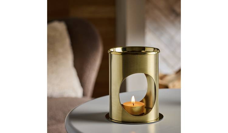 Habitat Brass Oil Burner - Gold