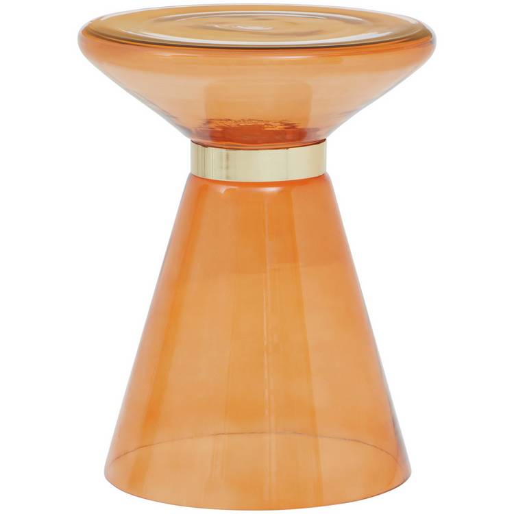 Fifty Five South Martini Glass Side Table - Orange 0